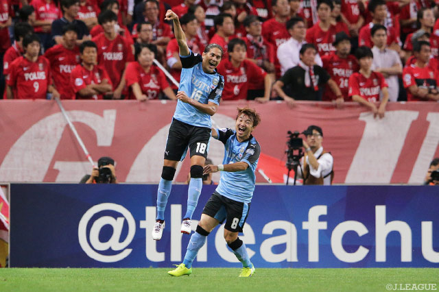 エウシーニョの2試合連続ゴールで均衡を破った川崎Ｆ【ＡＣＬ 準々決勝 第2戦 浦和vs川崎Ｆ】