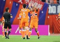 5分にドウグラス タンキのゴールで幸先良く先制した新潟【明治安田Ｊ１ 第26節 新潟vs鹿島】