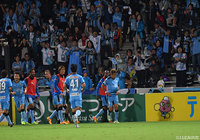 79分に今季３点目となるダメ押しゴールを決めた森本 貴幸（川崎Ｆ）【明治安田Ｊ１ 第26節 清水vs川崎Ｆ】