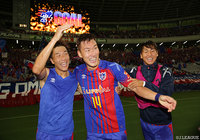 FC東京復帰後初ゴールとなる先制ヘッドを決めたチャン ヒョンス（FC東京/中央）【明治安田Ｊ１ 第26節 FC東京vs仙台】