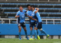 北脇 健慈（#11）の決勝点で首位撃破と初連勝を果たしたYS横浜【明治安田Ｊ３ 第23節 YS横浜vs秋田】