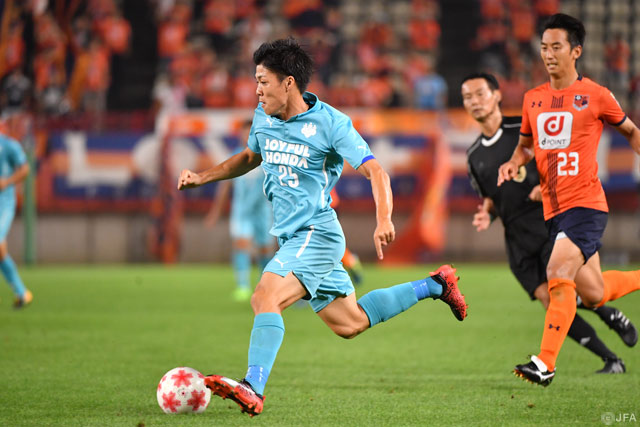 65分から出場し、正確なパスを供給した西澤 健太（筑波大）【天皇杯 4回戦 筑波大学vs大宮アルディージャ】