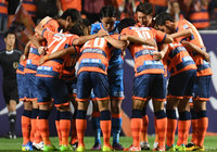 円陣を組む長野【天皇杯 4回戦 ＡＣ長野パルセイロvsジュビロ磐田】