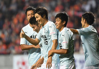 鮮やかなヘディングシュートを決めた齊藤 和樹（磐田）【天皇杯 4回戦 ＡＣ長野パルセイロvsジュビロ磐田】