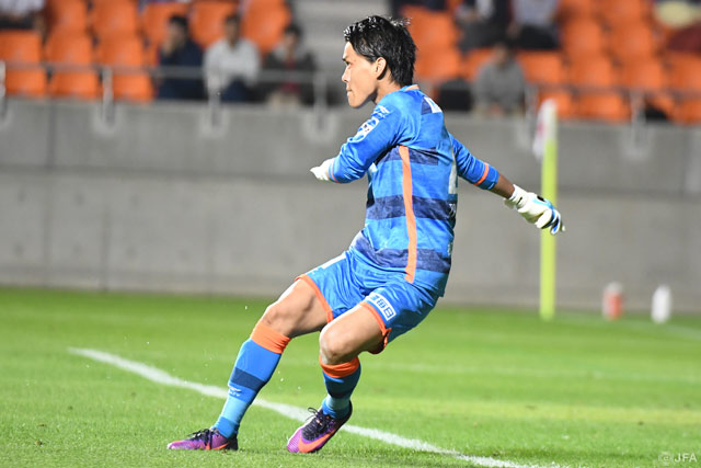 好セーブを何度も連発した武田 大（長野）【天皇杯 4回戦 ＡＣ長野パルセイロvsジュビロ磐田】