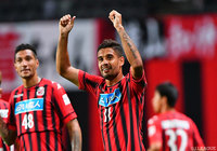 直接FKを鮮やかに決めて今季6点目を挙げたヘイス（札幌）【明治安田Ｊ１ 第27節 札幌vs新潟】