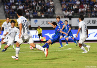 2点を追う73分には頭で、1点差で迎えた83分には左足で決めて試合を振り出しに戻した渡 大生（徳島）【明治安田Ｊ２ 第34節 徳島vs町田】