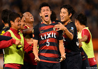 後半アディショナルタイムに劇的ヘッドを決めチームに勝利をもたらした植田 直通（鹿島）【明治安田Ｊ１ 第27節 鹿島vsＧ大阪】