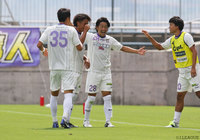 先制点で大量得点の口火を切った大竹 隆人（藤枝）【明治安田Ｊ３ 第24節 鳥取vs藤枝】