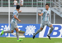 交代出場からわずか1分後に追加点を奪取した松田 力（福岡）【明治安田Ｊ２ 第34節 岐阜vs福岡】