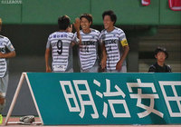 山田 樹の先制ゴールで試合の均衡を破った秋田【明治安田Ｊ３ 第25節 鹿児島vs秋田】