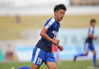 2戦連発となる同点弾を挙げ、得点ランキング首位タイの薗田 卓馬（沼津）【明治安田Ｊ３ 第25節 沼津vsYS横浜】