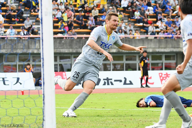 殊勲の逆転ゴールで今季初の4連勝の原動力となったネイツ ペチュニク（栃木）【明治安田Ｊ３ 第25節 富山vs栃木】