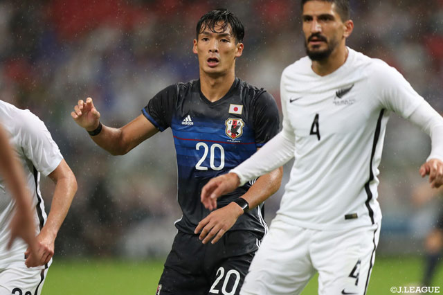 体格で上回る相手にも冷静に対応しフル出場を果たした槙野 智章（浦和）【日本代表親善試合：日本vsニュージーランド】