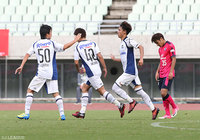 白井 陽斗（左）のＪ初得点と髙江 麗央（右）の2試合連続ゴールで1点差に詰め寄ったＧ大23【明治安田Ｊ３ 第26節  Ｃ大23vsＧ大23】