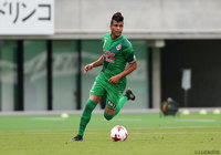 2試合連続ゴールとなる先制点を決めたアラン ピニェイロ（東京Ｖ）【明治安田Ｊ２ 第36節  東京Ｖvs山形】