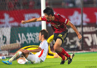 試合終了間際に試合を決定付ける4点目を奪った途中出場の垣田 裕暉（金沢）【明治安田Ｊ２ 第36節  金沢vs愛媛】