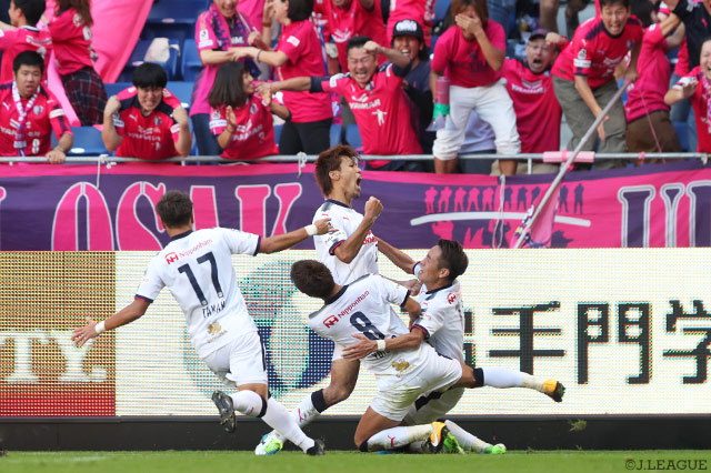 試合終了間際に2試合連続ゴールとなる値千金の決勝ヘッドを叩き込んだ木本 恭生（Ｃ大阪）【ルヴァンカップ 準決勝 第2戦 Ｇ大阪vsＣ大阪】