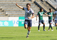 開幕戦以来となるゴールが殊勲の逆転弾となった水本 勝成（鹿児島）【明治安田Ｊ３ 第36節 鳥取vs鹿児島】