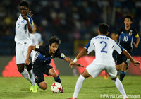 この世代を牽引する存在の久保 建英（FC東京U-18）は、ゴールも挙げて存在感を示した【FIFA U-17Ｗ杯 GS 第1節 U-17ホンジュラスvsU-17日本】