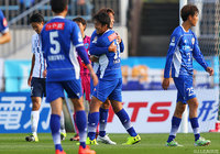 阪野 豊史（山形 #11）の先制点がＪ２リーグ通算16,500ゴールとなった【明治安田Ｊ２ 第37節 山形vs横浜FC】