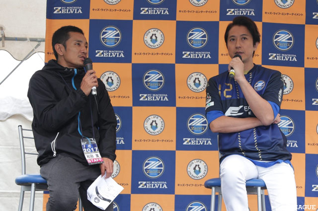 俳優の谷原章介が町田市立陸上競技場にスペシャルゲストとして来場！トークショーを実施！【明治安田Ｊ２ 第37節 町田vs金沢】