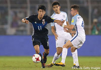 突破を図る宮代 大聖(川崎FU-18)【FIFA U-17W杯 ラウンド16 U-17イングランドvsU-17日本】