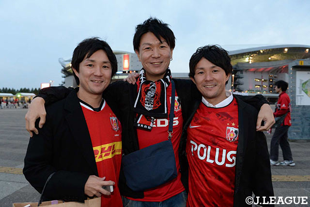 左の方が着ているのは2007年のＡＣＬモデル。もちろん優勝した時のもの！【ＡＣＬ 準決勝 第2戦 浦和vs上海上港】