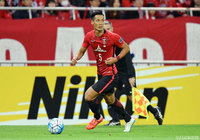 CKからバー直撃の惜しいヘディングシュートを放った槙野 智章（浦和）【ＡＣＬ 準決勝 第2戦 浦和vs上海上港】