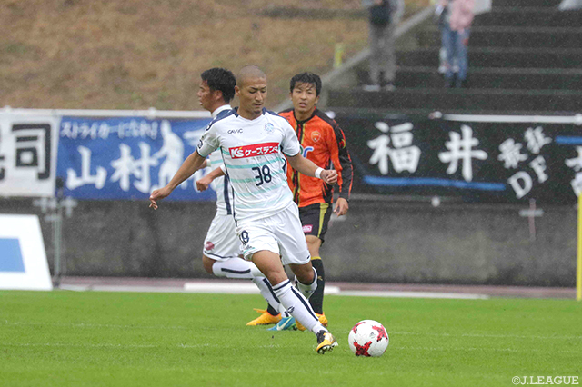 両チーム最多４本のシュートを放つなど攻撃陣を引っ張った前田 大然（水戸）【明治安田Ｊ２ 第38節 山口vs水戸】