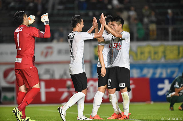 4連勝で勝点を63に伸ばし、暫定5位に浮上した東京Ｖ【明治安田Ｊ２ 第38節 岐阜vs東京Ｖ】