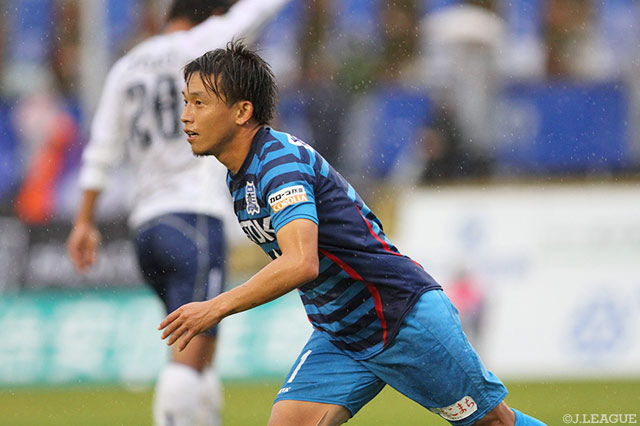 6試合ぶりの白星をもたらす貴重な決勝点を挙げた久富 賢（秋田）【明治安田Ｊ３ 第28節 秋田vs北九州】