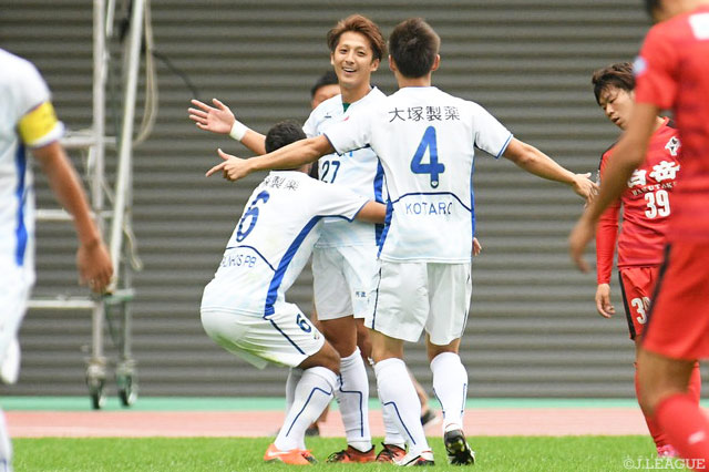 馬渡 和彰のミドルシュートで同点に追い付いた徳島【明治安田Ｊ２ 第38節 熊本vs徳島】