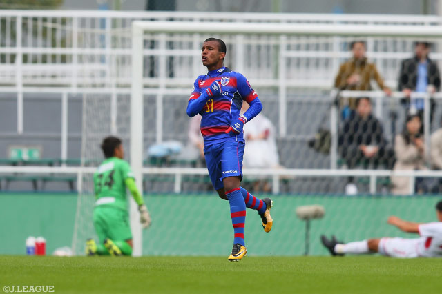 失点からわずか4分後に同点ゴールを奪取したリッピ ヴェローゾ（Ｆ東23）【明治安田Ｊ３ 第29節 Ｆ東23vs福島】