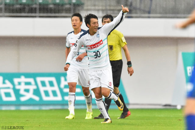 Ｊ初得点が殊勲の決勝ゴールとなった外山 凌（水戸）【明治安田Ｊ２ 第39節 徳島vs水戸】