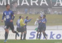 激しい雨の中、木本 敬介（#17）のゴールで富山が同点に追いつく【明治安田Ｊ３ 第29節 相模原vs富山】