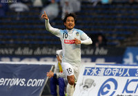 40分に今季3点目となる同点ゴールを決めた高木 和正（讃岐）【明治安田Ｊ２ 第39節 町田vs讃岐】