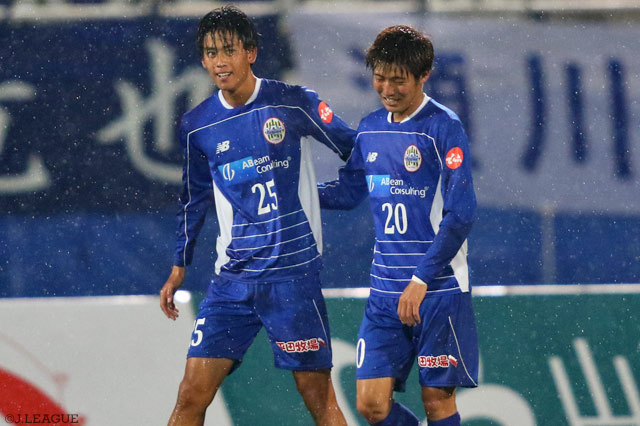 先制から1分後に電光石火の追加点を挙げた汰木 康也（山形 #25）【明治安田Ｊ２ 第39節 山形vs愛媛】