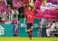 CKから決勝ゴールとなる追加点を決め、リーグ戦3連勝に導いた柿谷 曜一朗（Ｃ大阪）【明治安田Ｊ１ 第31節 Ｃ大阪vs大宮】