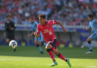 持ち前のテクニックで攻め込む清武 弘嗣（Ｃ大阪）【ルヴァンカップ 決勝 Ｃ大阪vs川崎Ｆ】