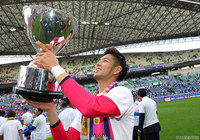 殊勲の先制ゴールを挙げ、決勝戦のMVPに輝いた杉本健勇（Ｃ大阪）【ルヴァンカップ 決勝 Ｃ大阪vs川崎Ｆ】