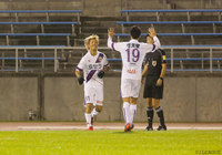 交代出場直後に追加点を奪い、2試合連続得点の大黒 将志（京都 #31）【明治安田Ｊ２ 第33節 愛媛vs京都】