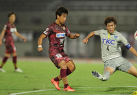 両チーム最多4本のシュートを放ち、果敢にゴールを狙った田中 恵太（琉球）【明治安田Ｊ３ 第31節 琉球vs栃木】