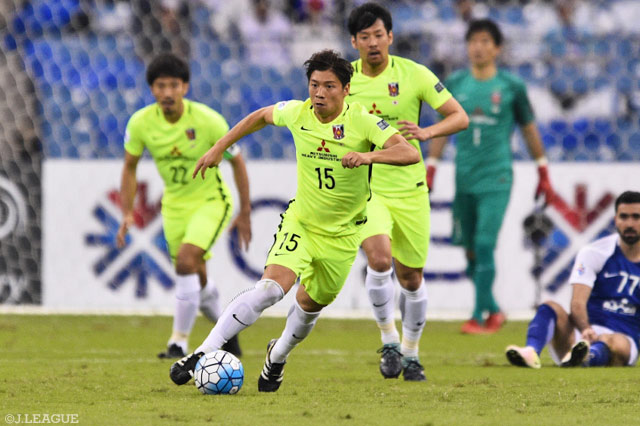 先制点につながるカウンターアタックの起点となった長澤 和輝（浦和）【ＡＣＬ 決勝 第1戦 アルヒラルvs浦和】