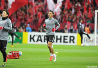 ウォーミングアップをする槙野 智章【ACL 決勝 第2戦 浦和vsアルヒラル】