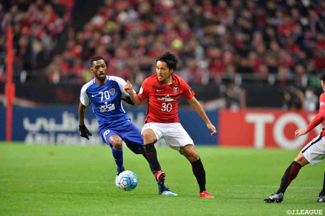 攻撃の起点となるため前線で体を張る興梠 慎三【ACL 決勝 第2戦 浦和vsアルヒラル】