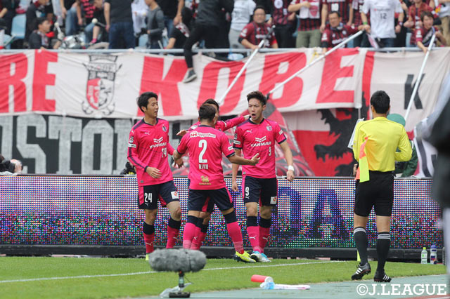 同点ゴールを挙げ雄叫びをあげるＣ大阪の杉本 健勇【明治安田Ｊ１ 第33節 Ｃ大阪vs神戸】