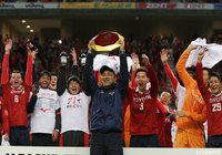 就任1年目にして、名古屋をＪ１の舞台に復帰させた風間監督【Ｊ１昇格プレーオフ 決勝 名古屋vs福岡】