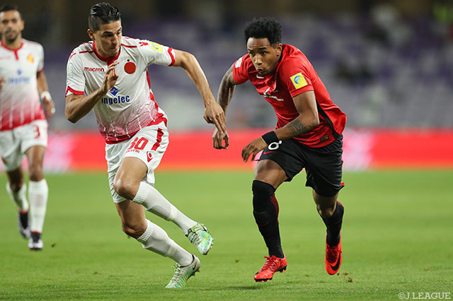 鋭い突破から2点目をアシストしたラファエル シルバ（浦和）【FIFAクラブワールドカップ UAE 2017 ウィダード・カサブランカvs浦和】