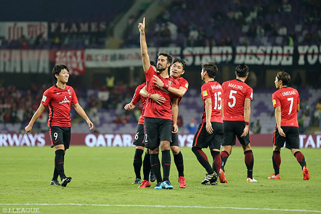 2ゴールの大活躍で勝利の立役者となったマウリシオ（浦和）【FIFAクラブワールドカップ UAE 2017 ウィダード・カサブランカvs浦和】